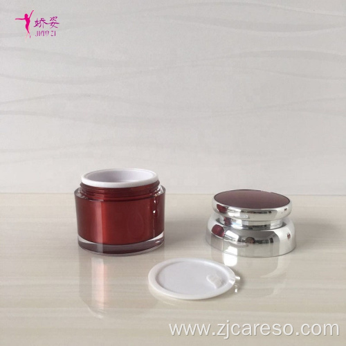 Designed Cylinder Shape Cosmetic Packaging Plastic Jar